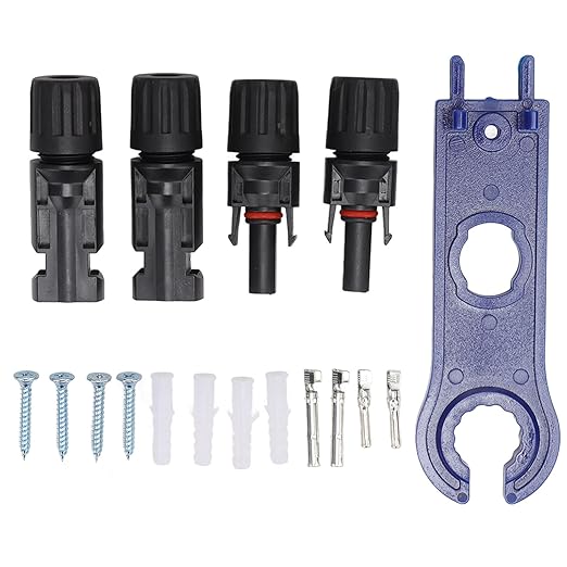 Solar Panel Disconnect Switch, 500V 32A DC Miniature Circuit Breaker with PV Connector and IP65 Waterproof Box for Outdoor PV or AC Stystem