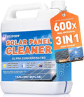 Teexpert Solar Panel Cleaner (1Gallon Makes 600 Gallons), Ultra Concentrated Glass & Solar Panel Cleaning, Streak-Free Quick Dry Remove Dirt, Dust, Droppings, Oils, Fingerprints & Water Spots