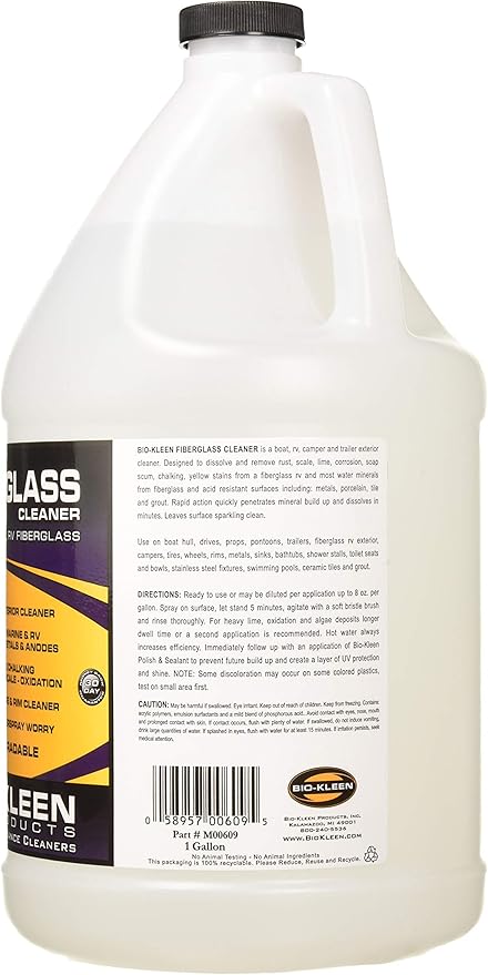 Biokleen M00609 Fiberglass Cleaner Gallon, 1 Count (Pack of 1)
