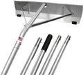 USA-Made Snow Roof Rake - with Shingle Saver Rollers (21 Foot)
