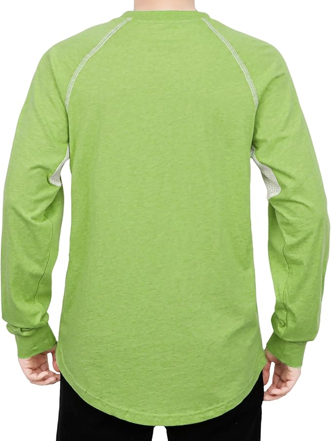 BOCOMAL FR Shirts for Summer Vented Mesh Loose Fit 4oz EX Lightweight Flame Resistant Base Layer CAT1 Crew Shirt