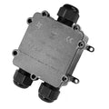 3 Way Electrical Junction Box, La Vane IP68 Waterproof 3 Way Cable Connector Lighting Connector Electric External Coupler, Cable Gland Ø 4-14mm