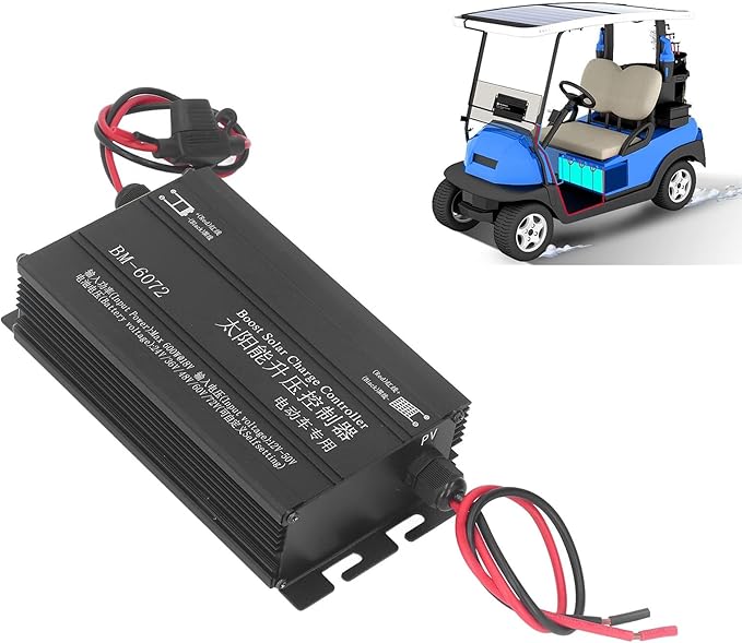 Boost Solar Charging Controller, 600W MPPT Step Up Solar Charging Controller 12‑50V Input for 24V 36V 48V 60V 72V Batteries