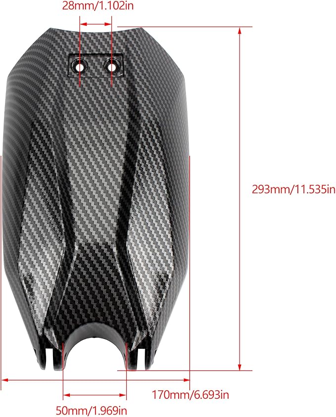 Battery Cover Motorcycle Battery Guard Protection Imitation Carbon Fiber Compatible with Dirt Bike Talaria Sting MX3 MX4 EBike