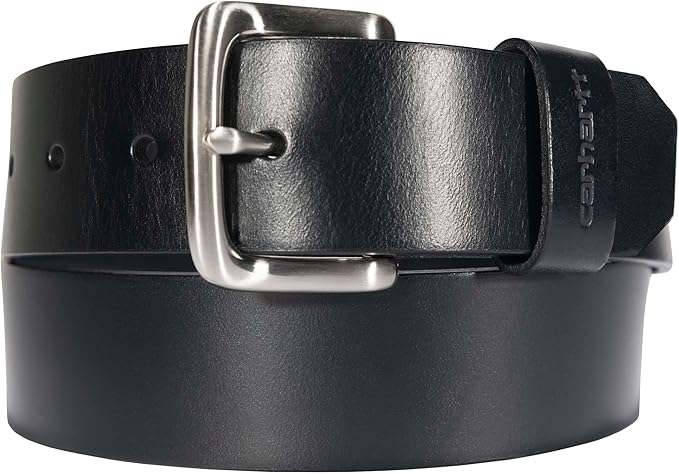 Carhartt Men's Bridle Leather Classic Buckle and Scratchless Belts