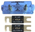 WindyNation ANL Fuse Holder + Fuse (2pcs 60A)