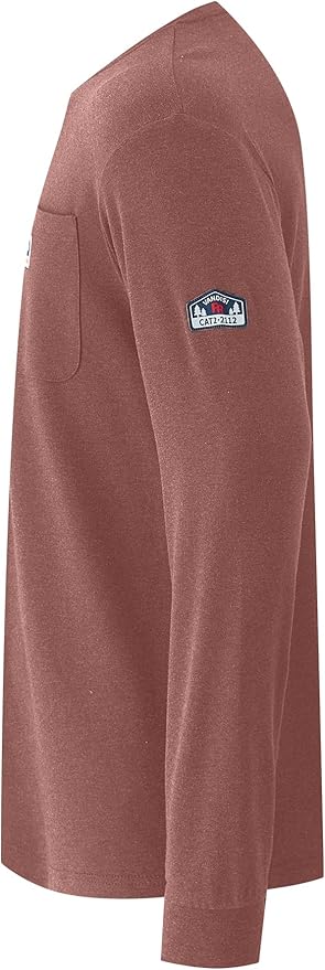 FR Shirts for Men 100% Cotton 5.5oz Lightweight NFPA2112/CAT2 Flame Resistant Shirts for Men Long Sleeve