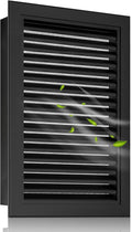 14" x 20" Aluminum Alloy Gable Vent - Never Rust, Heat Dissipation & Condensation Prevention, Ideal for Shed, Attic, Wall, Door & Shipping Container - Vent Opening: 12" x 18"