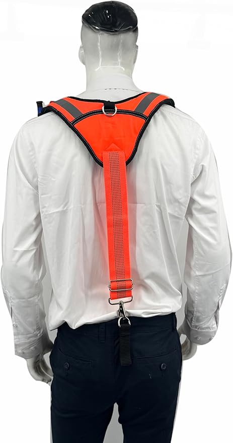 Padded Tool Belt Suspenders 3 Hook Swivel Suspenders for Tool Belt Heavy Duty Work Suspenders