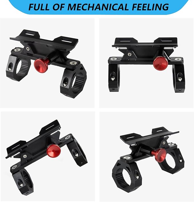 Fire Extinguisher Mount Bracket, Aluminum UTV Quick Release Fire Extinguisher Mount for 1.75''-2'' Roll Bar, Universal for UTV RZR Polaris Ranger, with 4 Clamps