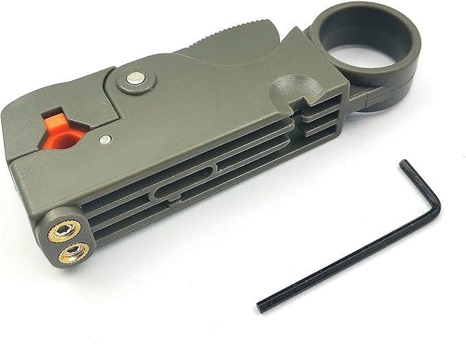 FainWan Cable Stripper Coaxial Wire Coax Stripping Tool RG6 RG11 RG58 RG59 Universal