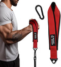 Arm Wrestling Training Strap Belt Hand Grip Arm Finger Forearm Exerciser Strengthener for Cable Machine and Free Weight