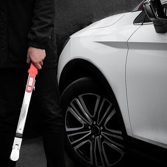 Olsa Tools Split Beam Torque Wrench (1/2-Inch Drive) - ±4% Accuracy, 72 Teeth - 50-250 ft-lb Range - 15° Flex Head - Professionally Certified - Professional-Grade Torque Wrench