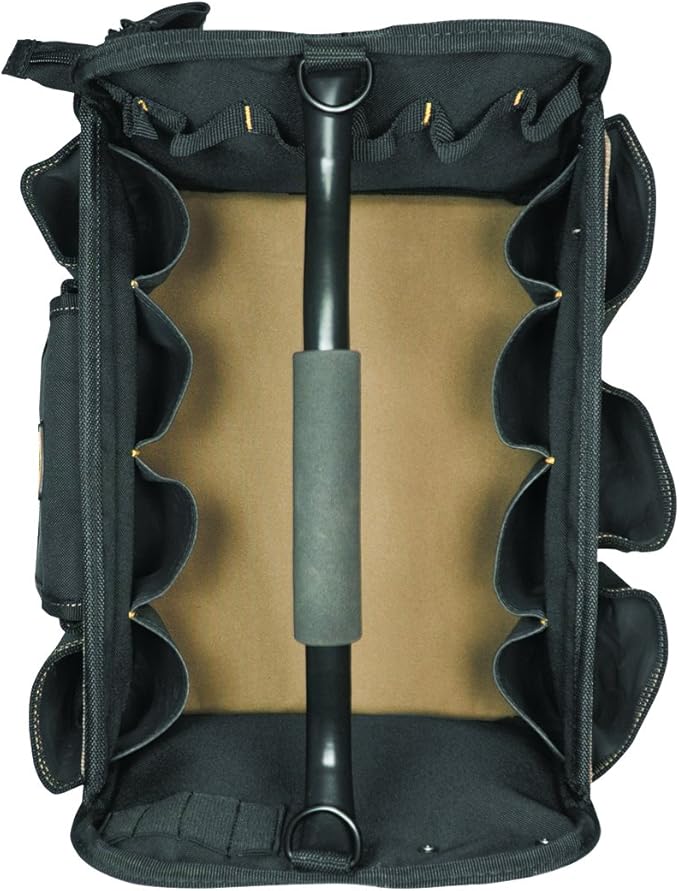 CLC Custom Leathercraft 1578 Open Top Soft Sided Tool Box, 14 in., 31 Pocket