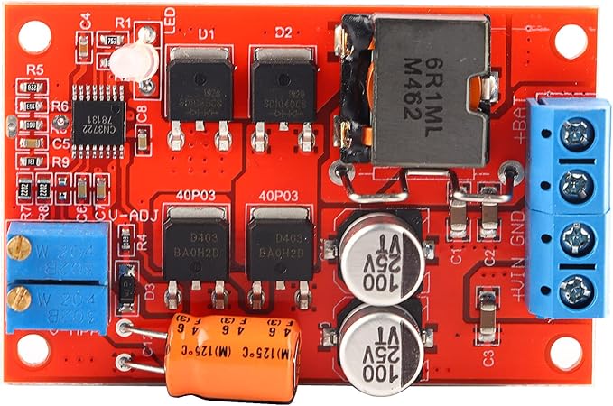 MPPT Solar Panel Regulator, 5A Solar Battery Charging Controller, DC 8-28V Input, Industrial Grade Temperature Range, with Terminal Connection