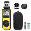Anemometer Handheld, Wind Cup Meter with 360° Wind Direction, Wind Meter with Temp(℃/℉) Backlit for HVAC Vents, Boat Sailing, Shooting