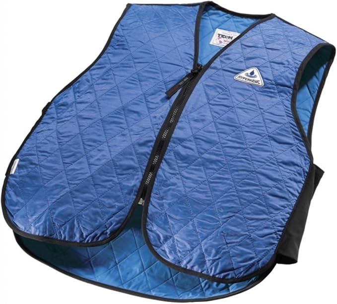 HyperKewl Light Weight Evaporative Cooling Sport V-Neck Vest with Zipper Closure