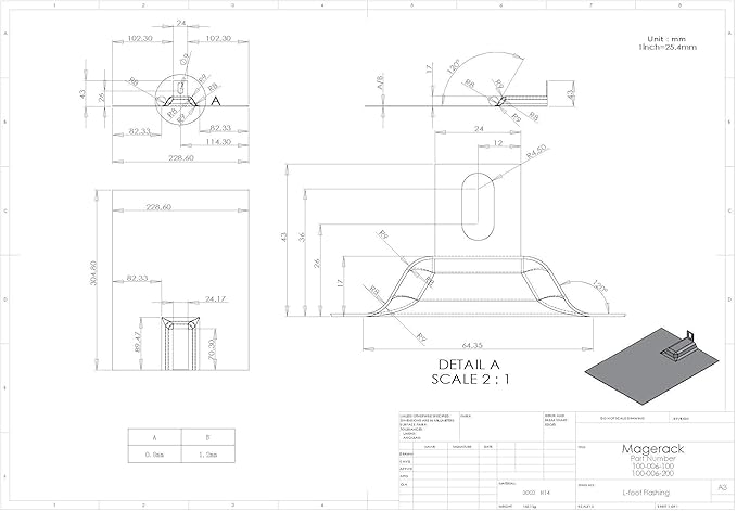 Pack 10 Z Bracket with Flashing for Solar Panel PV Module Mounting Racking Installation
