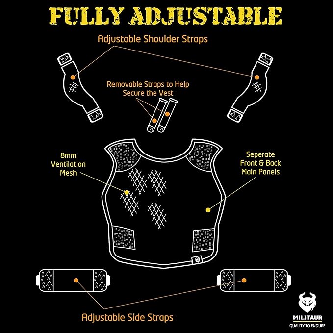 Adjustable Ventilation Vest - Helps Increase Air Flow Under Tactical Gear