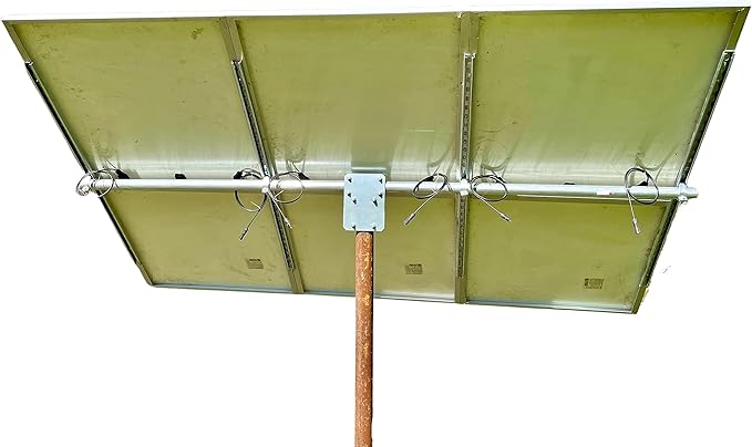 Solar Panel Array Top of Pole Ground Mount Bracket 2" - 2.5" - 3" Pipe Universal Bolt On