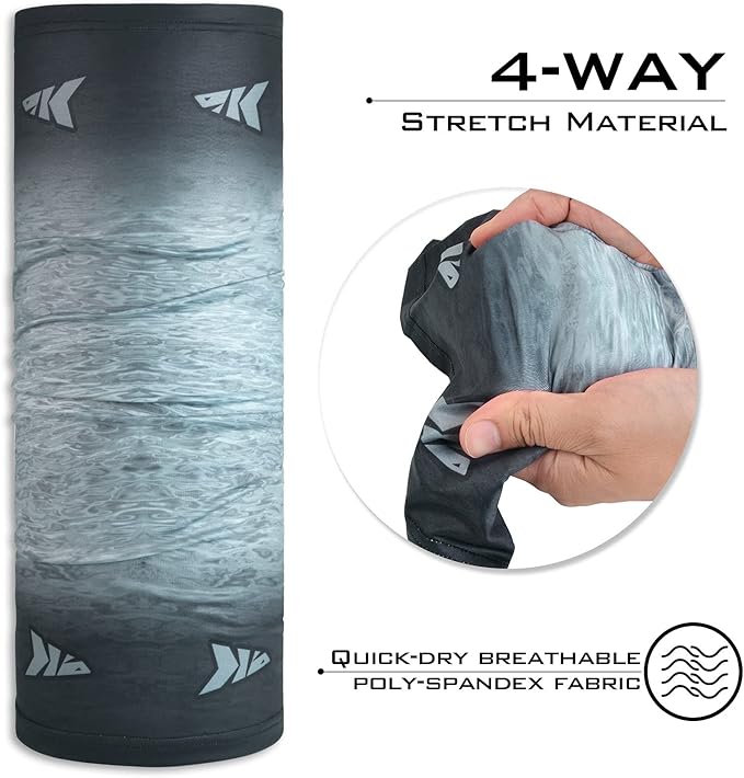 KastKing Sol Armis Neck Gaiter - UPF 50 Face Mask - UV Sun Protection Mask for Men & Women, Fishing, Hiking