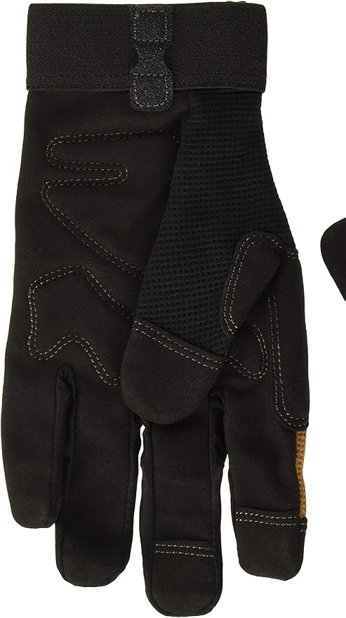 CLC Custom Leathercraft 124M Workright Flex Grip Work Gloves, Shrink Resistant, Improved Dexterity, Tough, Stretchable, Excellent Grip,Black,Medium