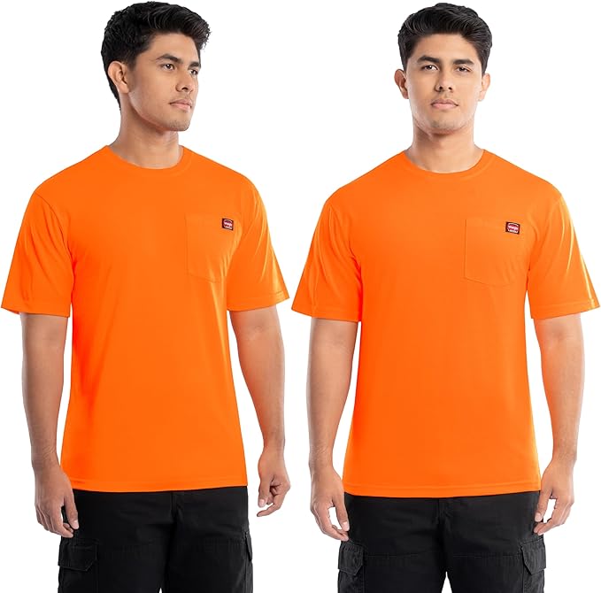 Wrangler Men's Short Sleeve Pocket T-Shirt, 2-Pack