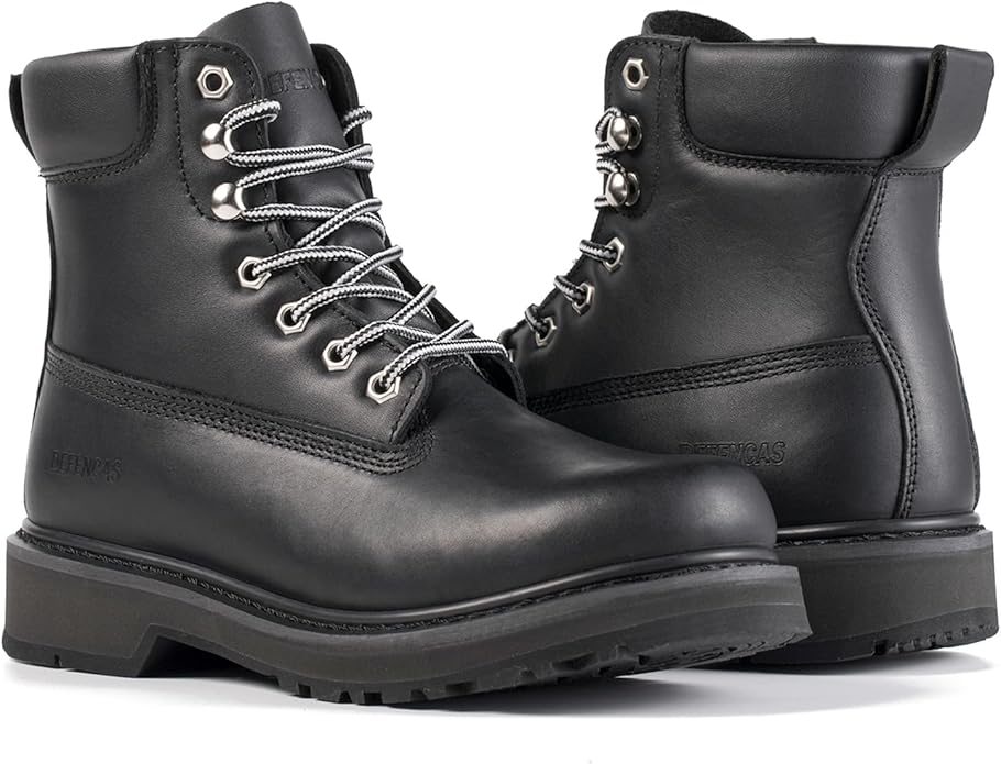 Men's SureTrack 6" Leather Soft Toe Work Boots for Men, Slip-Resistant, EH 84101