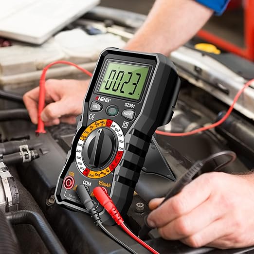 ANENG Multimeter with Clamp Meter,Color LCD Rechargeable Voltmeter Measures AC/DC Voltage,Current,NCV,Resistance,Continuity,Diodes, Amp,Ohm,Frequency,Capacitance,Backlight Electrican Tools