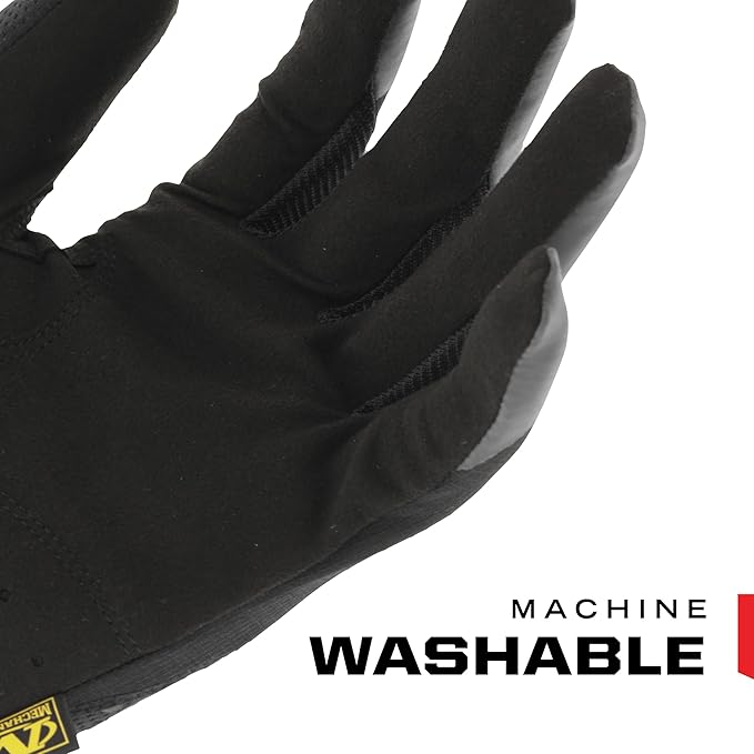 Mechanix Wear FastFit Work Gloves - Anti-Slip & Abrasion Resistant Heavy Duty Gloves - Touchscreen Compatible - Vibration Damping - Multipurpose Use - Small - Black