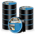 Joist Tape for Decking 2''×50',10 Pack Weather-Resistant Deck Joist Tape,Waterproof Seal Antiseptic Butyl Joists Tape,Self-Adhesive Flashing Joists Tape for Wood Decks Beams Roof