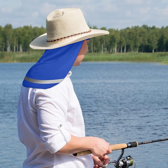 Sintege 4 Pieces Sun Shade Hat Neck Sun Shade Hat Cooling Skull Cap