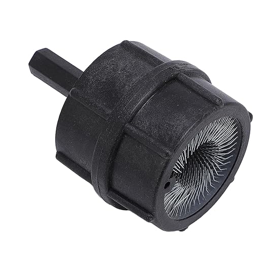 Battery Terminal Brush, Easy to Use Long Life Brush for Mechanics Enthusiastic Real Owners (Black)