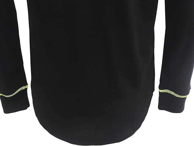 BOCOMAL FR Shirts for Men Lightweight Crew Long Sleeve Flame Resistant/Fire Retardant Shirt…
