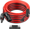 10AWG Solar Panel to SAE Adapter Cable 25FT SAE Connector Battery Cable PV Solar Extension Wire with SAE Polarity Reverse Adapter for RV Caravan Solar Panel Battery Charger