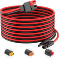 Solar to Anderson Extension Cable 10AWG Solar Connector for RV Foldable Solar Panel, Portable Power Station, Solar Generator(75FT)