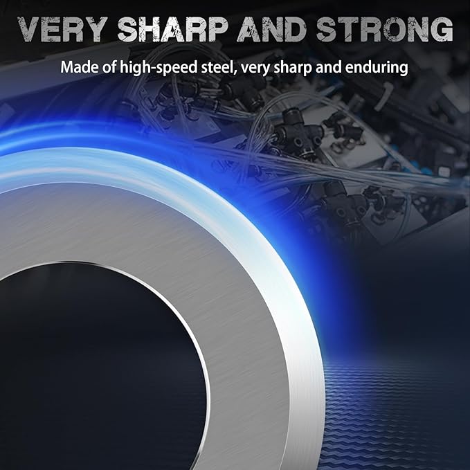 High Speed Steel Wire Stripper Replacement Blades - Precision Detachable Blades for Electric Hand Crank Stripping Machines | 0.06"-1" Wire Cutting | Durable & Portable DIY Tool (4)