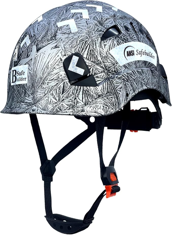 Construction Hard Hats Safety Helmet Reflective ABS Adjustable Ventilation Hardhats Industrial Head Protection ANSI Z89.1