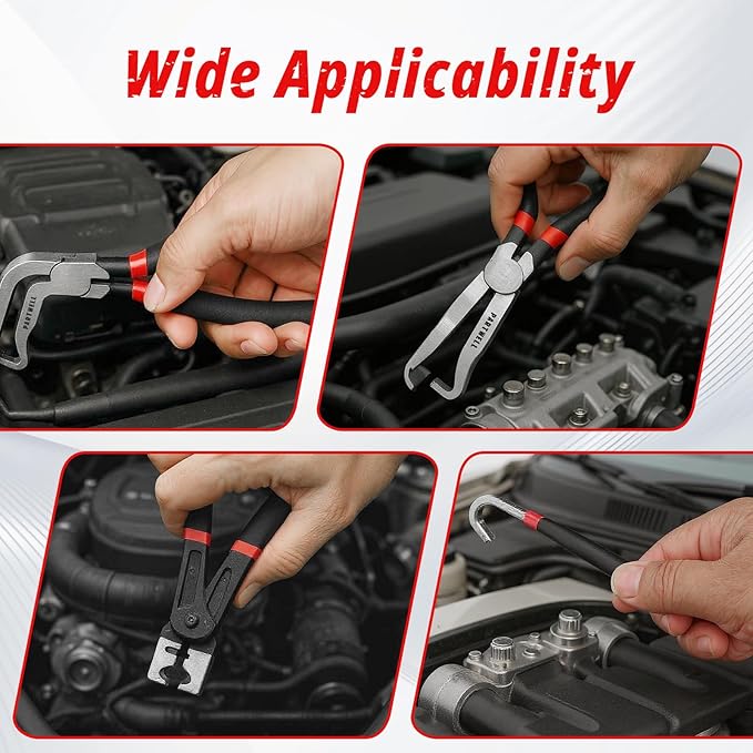Electrical Disconnect Pliers Set – 4PC Electrical Connector Pliers for Cars, Fuel Line Disconnect Tool, and 8PCS Terminal Removal Tools – Automotive Electrical Tool Kit