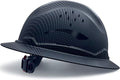 Full Brim Industrial Safety Helmet ANSI/ISEA Z89.1 Type I Class C Certified Hard Hats 6-Point Suspension Lightweight Vented for Construction, Logging, Outdoor Work RGS-B6