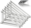 45inch Solar Panel Mounting Brackets, 4 Sets Solar Panel Mounting Kit for 100-400 Watts Solar Panel, 0 to 90° Adjustable Solar Panel Mounting Rails, Lightweight Aluminum Solar Panel Stand