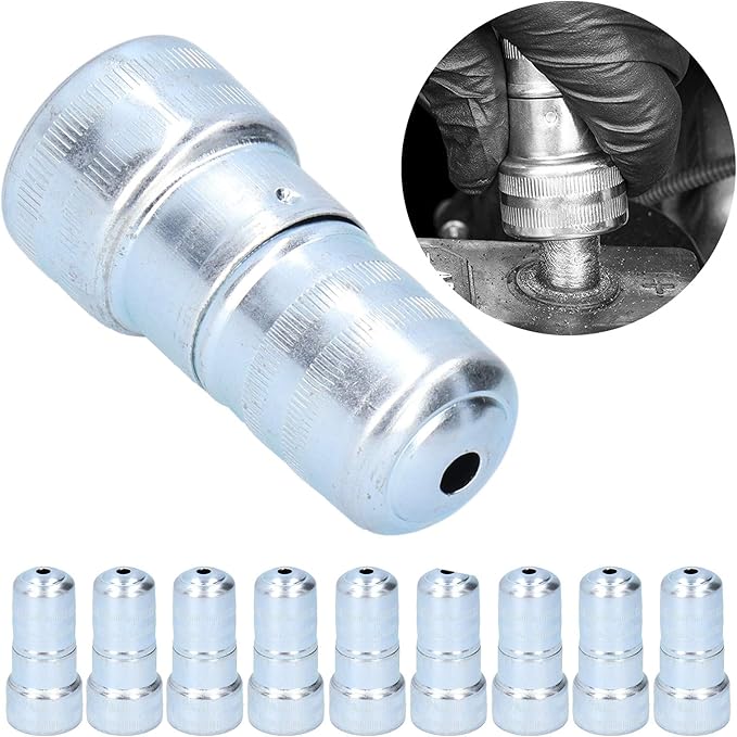 10pcs Stainless Steel Battery Tterminal Cleaner,Battery Terminal Cleaning Brushes, Universal Battery Post Cleaner Tool for Car, Truck, Marine Top & Side Terminals - Dirt Removal
