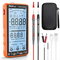 FKM Digital Multimeter Tester Auto-Ranging TRMS 6000 Counts Smart Rechargeable Voltmeter Electrical Tester Measures AC/DC Current,Voltage,Capacitance,Resistance,NCV,Amp,Ohm,Diodes,Countinuity,Temp