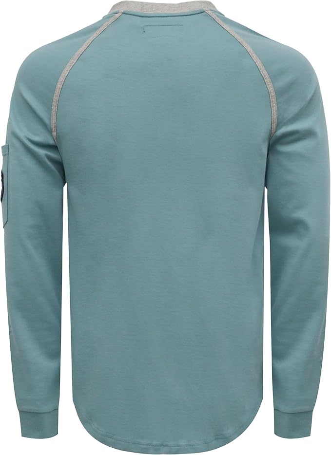 BOCOMAL FR Shirts 5.5oz Light Weight Henley and Short Sleeve Flame Resistant/Fire Retardant Clothing Shirt