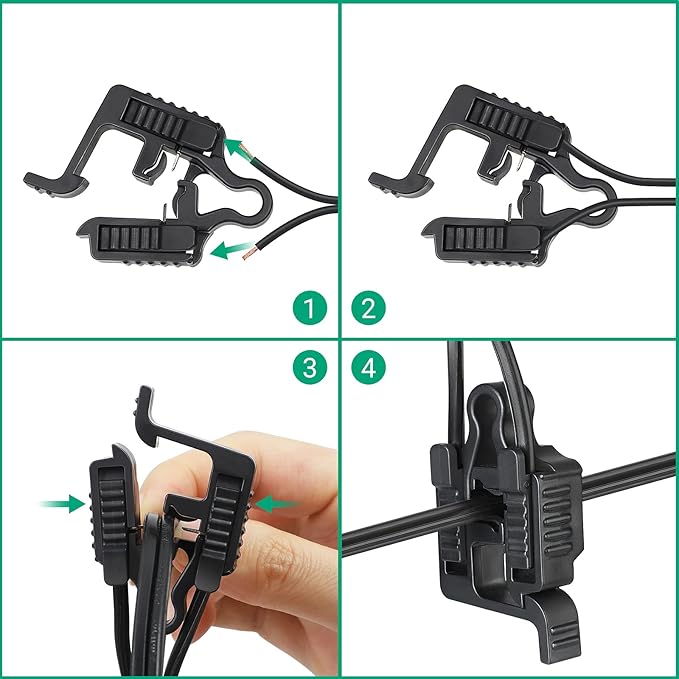 EDISHINE 6-Pack Low Voltage Wire Connector, Landscape Lighting Cable Connectors Waterproof for Landscape Lighting/Pathway Light/Spotlight, 10/12/14/16/18 Gauge Cables Compatible,UL Listed (6)