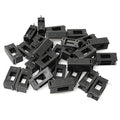 RLECS 30pcs BLX-A 5 x 20 mm PCB Fuse Holder Plastic Fuse Seat with Cover, Black