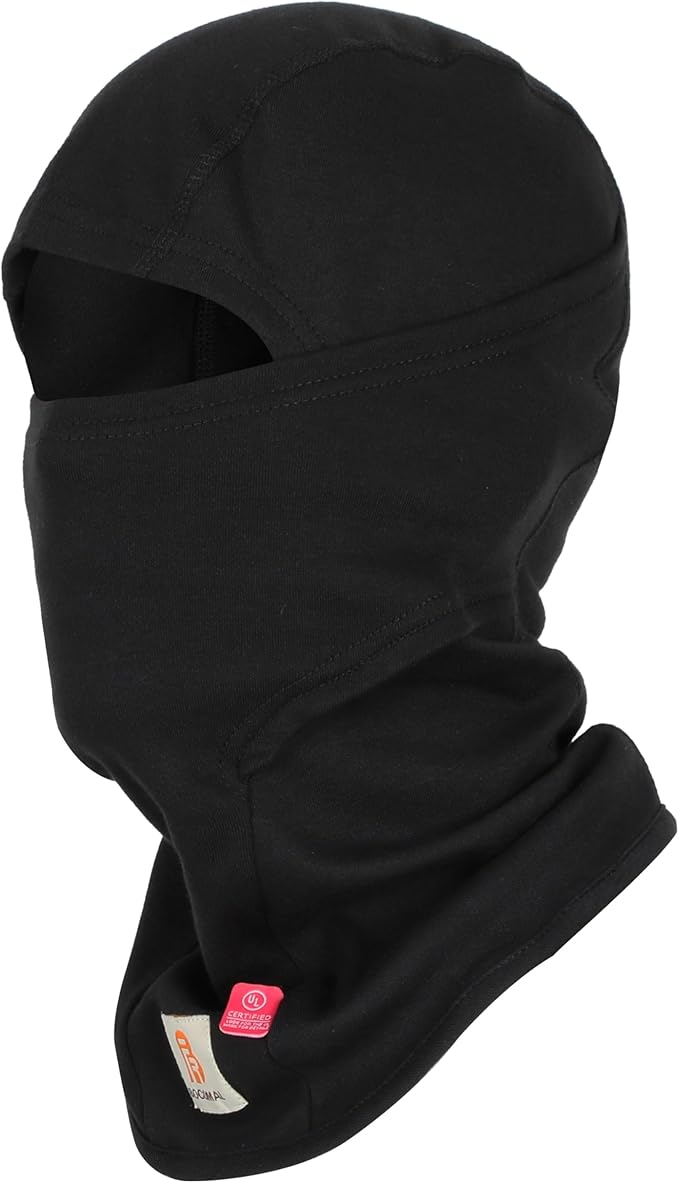 BOCOMAL FR Flame Resistant Balaclava Face Mask Arc Rated NFPA2112 CAT2 Helmet Liner Covering Hood for Welding