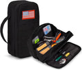 Tactical Tool Bag for Men,Wide Mouth Tool Pouch with Water-Resistant, Multi-purpose Range Bags with Zipper Handle,Heavy Duty Small Tool box organizer for Repairman, Carpenters, Handyman