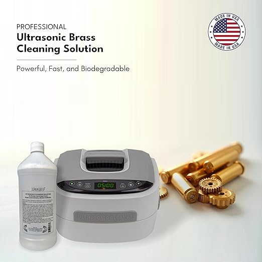 iSonic CSBC001 Ultrasonic Brass Cleaning Solution Super Concentrate, 1Qt Bottle
