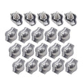 20pcs M2 Stainless Steel Simplex Wire Rope Clip Cable Clamp, Single Bolt Wire Cable Clamps, 1-Post Wire Rope Clip for 1/16 Inch Diameter Wire Cable